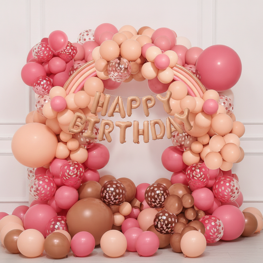 Ballon Deko Set - Geburtstag - Happy Birthday