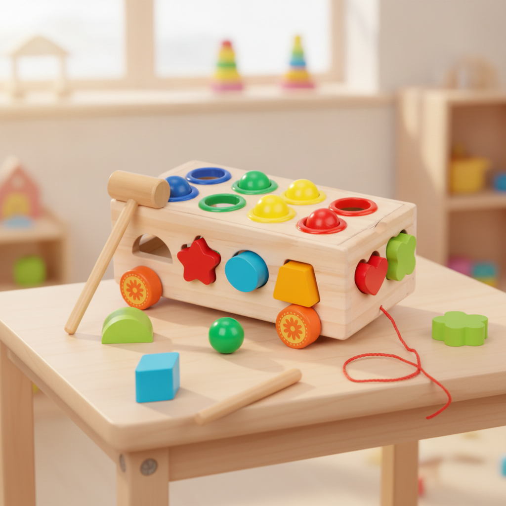 Xylophon Sortierspielzeug mit Formen - Lernspielzeug