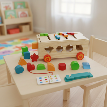 Xylophon Sortierspielzeug mit Formen - Lernspielzeug