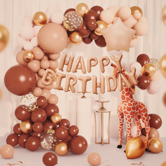 Ballon Deko Set - Geburtstag - Happy Birthday