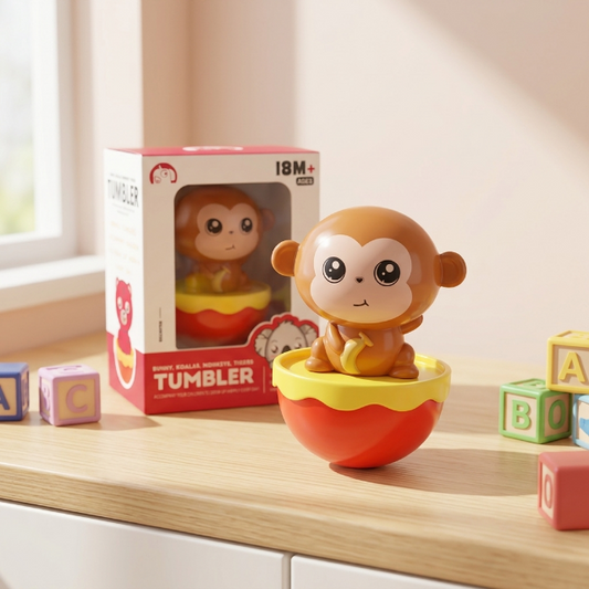 Wackel-Affe | Babyspielzeug | Sensorik