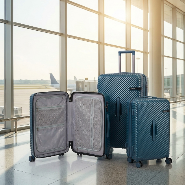 Hartschalen Trolley Set - 3-teiliges Reisekoffer