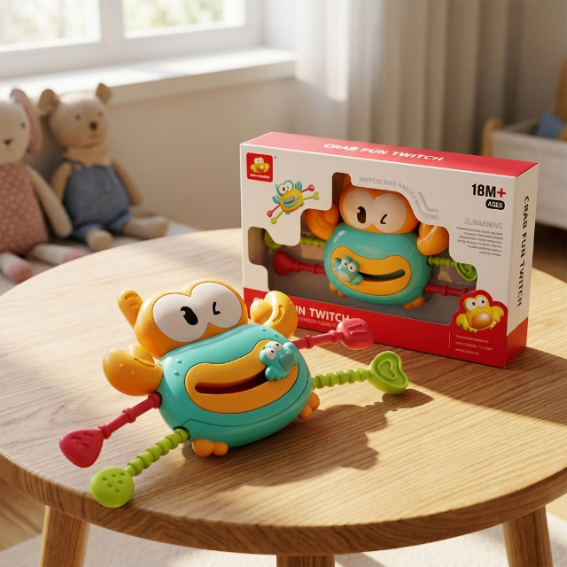 Babybad Krabbenspielzeug, Entwicklungsspielzeug