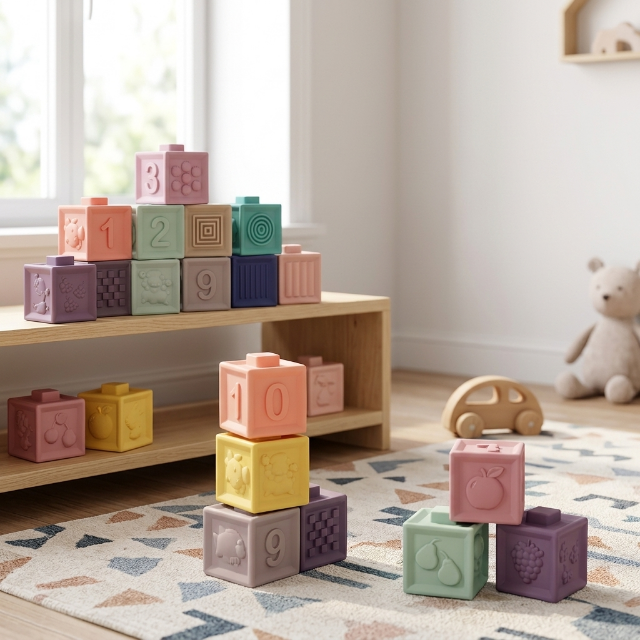 Soft Bausteine für Babys (12er Pack)