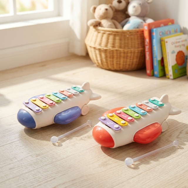 Kinder Xylophon Spielzeug - Flugzeug