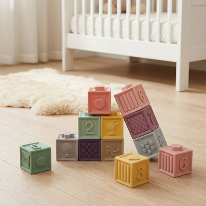 Soft Bausteine für Babys (9er Pack)