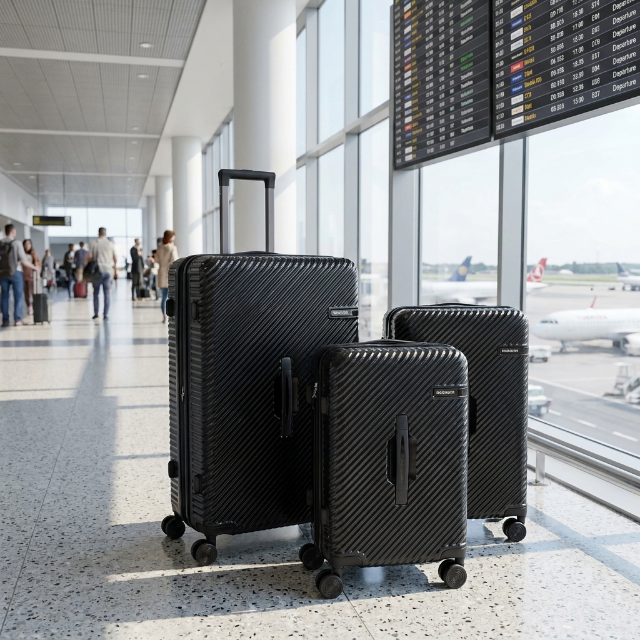 Hartschalen Trolley Set - 3-teiliges Reisekoffer
