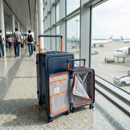 2er Set - Business Hartschalen-Trolley