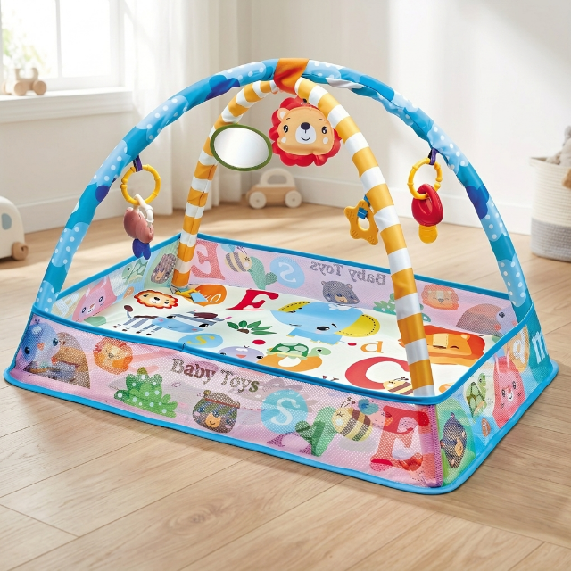 3in1 Baby-Spieldecke - Spielmatte