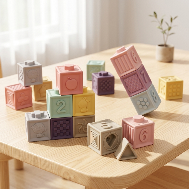 Soft Bausteine für Babys (9er Pack)