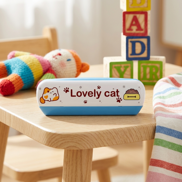 Kinder Mundharmonika mit Katzen-Design