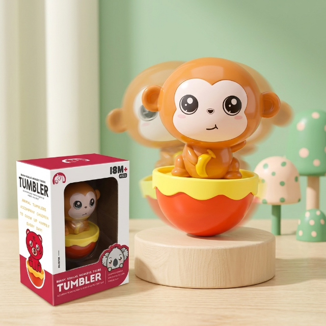 Wackel-Affe | Babyspielzeug | Sensorik