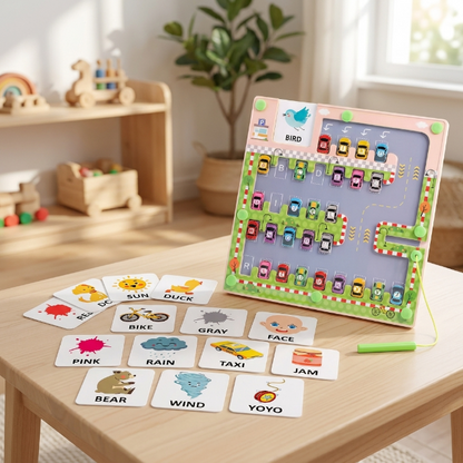 Kinder Holz-Parkplatz Alphabet Puzzle