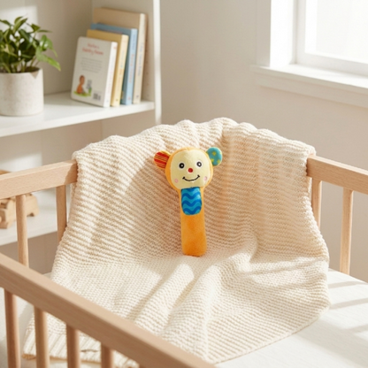 Plüsch-Babyrasseln - Tier-Greiflinge