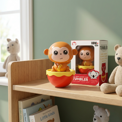 Wackel-Affe | Babyspielzeug | Sensorik