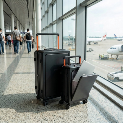 2er Set - Business Hartschalen-Trolley